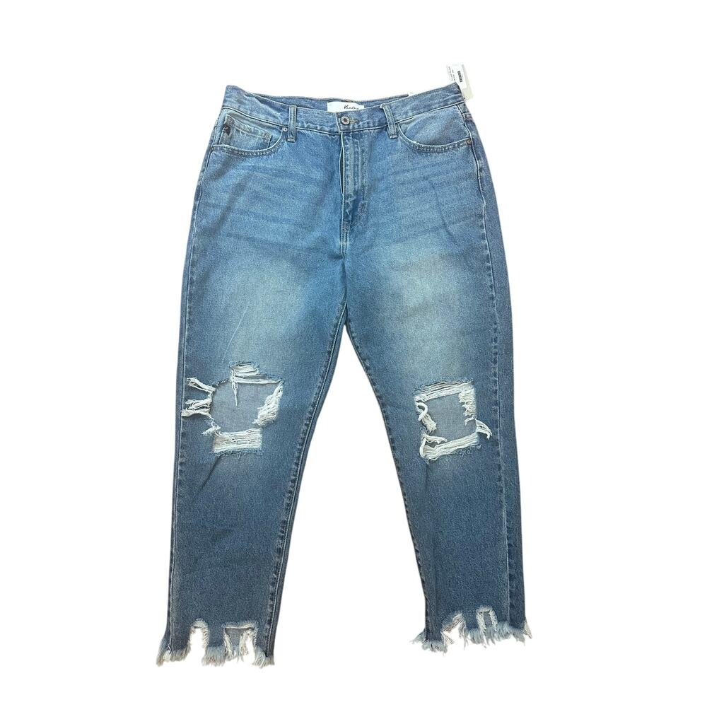 Kancan NWT Sz 13/30 Mom High Waist Jeans Tapered Leg Relaxed Thigh 27” inseam